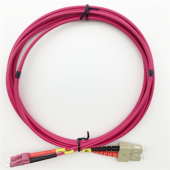 Optical Fiber Patch Cord SC/UPC-LC/UPC OM4 DUPLEX