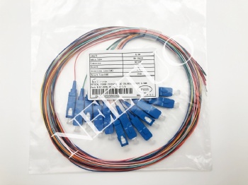 Pigtails 0.9MM 12C Colored SC/UPC SM Single mode OS