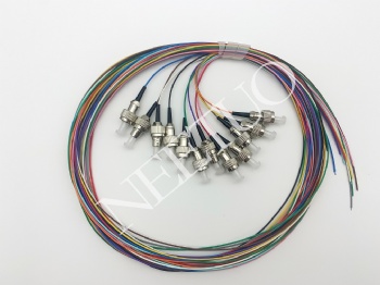 Pigtails 0.9mm 12C Colored FC/UPC OM3