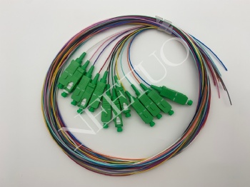 Pigtail 0.9mm 12C Colored SC/APC OM2 Multimode