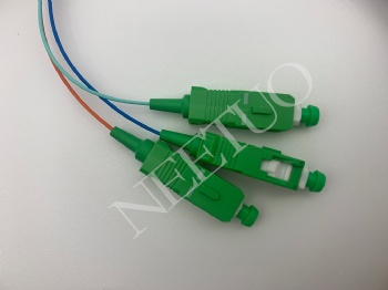 Pigtail 0.9mm 12C Colored SC/APC OM2 Multimode