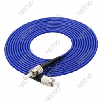 Spiral steel tube armored patch cord 1F FC-ST