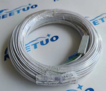 2F Indoor FTTH Drop Cable Pigtail SC/UPC+SC/APC